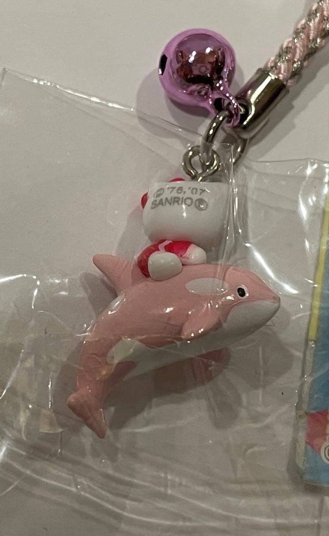 ソ*ラ様 ハローキティ 根付 ストラップ　水族館限定