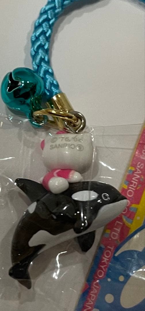 ソ*ラ様 ハローキティ 根付 ストラップ　水族館限定