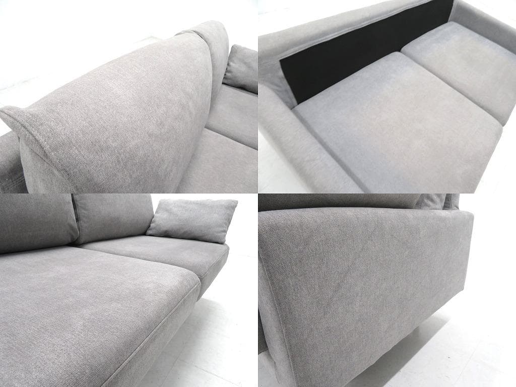 展示品　高野木工　レオ　オーク材　2人掛けソファ　ラブソファ　北欧　モダン