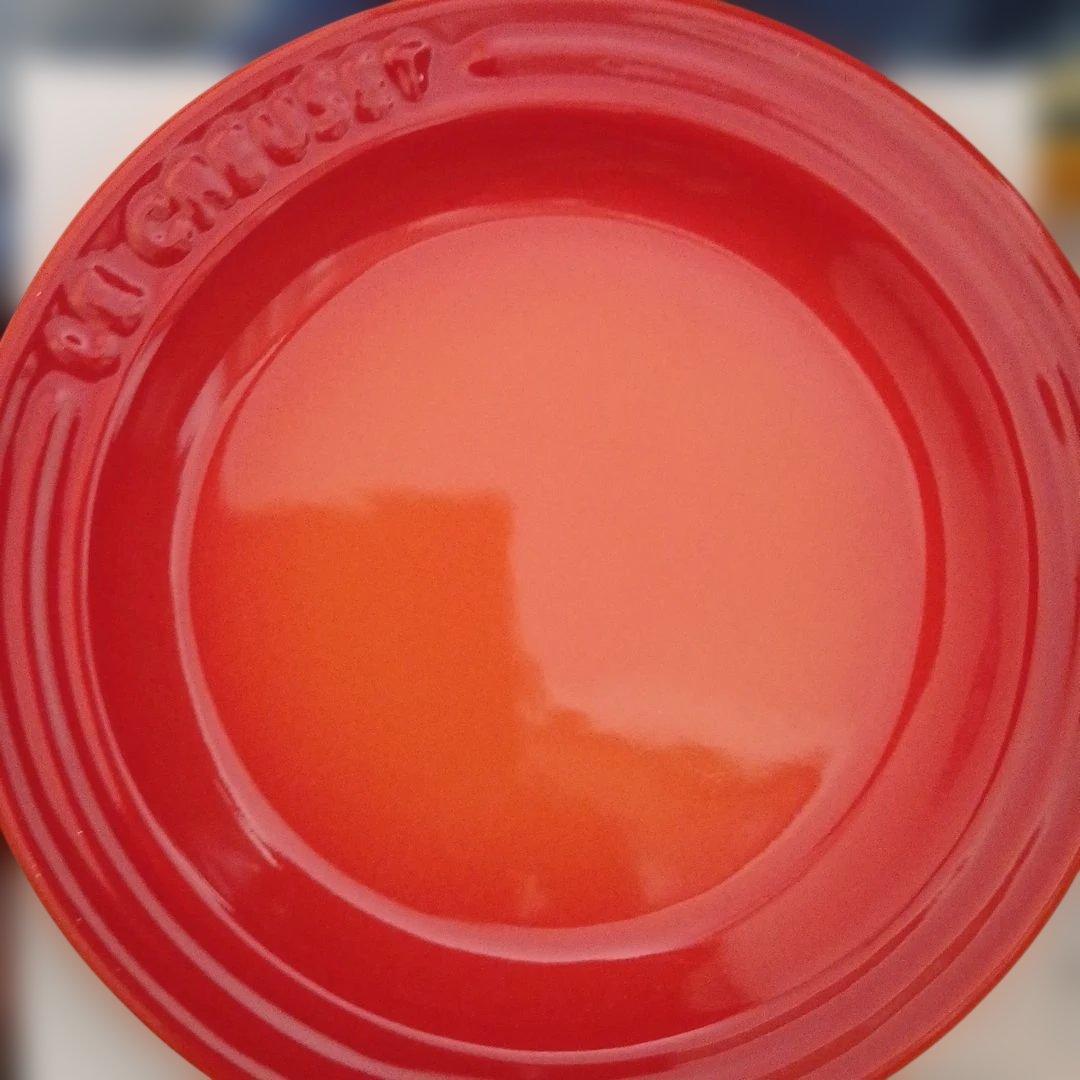 【新品】ルクルーゼ ラウンドディッシュ アイスプレート　ル・クルーゼ