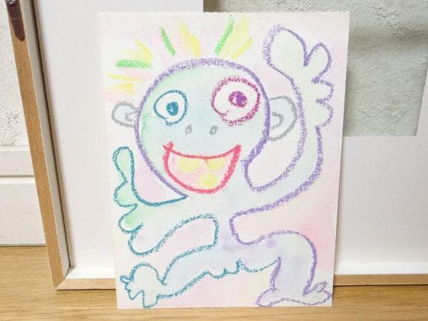 80年代 ビンテージ 1984 かみやかん画 自筆画 2枚セット 昭和 当時物