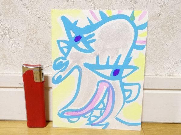 80年代 ビンテージ 1984 かみやかん画 自筆画 2枚セット 昭和 当時物