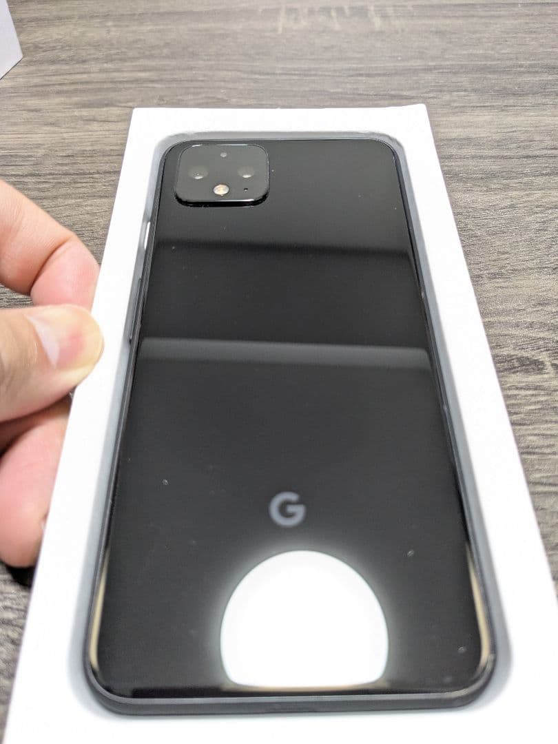 Google Pixel 4 ブラック 本体 Simフリー 充電器,箱