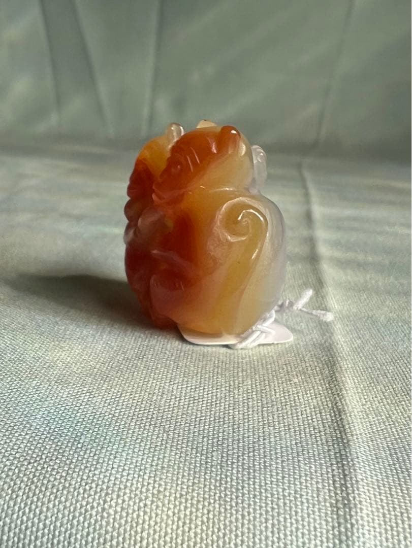 瑪瑙（メノウ）精彫 猿 置物