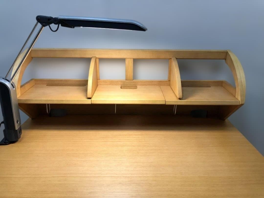 ③椅子　送料無料 カリモク 学習机4点セット ナチュラル 強机　88321