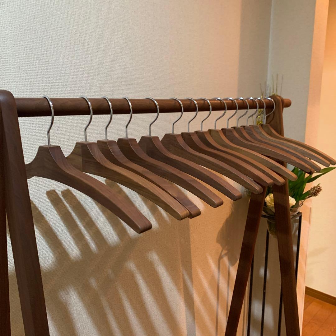cosineドレスラックウォールナットハンガーラック　付属なし