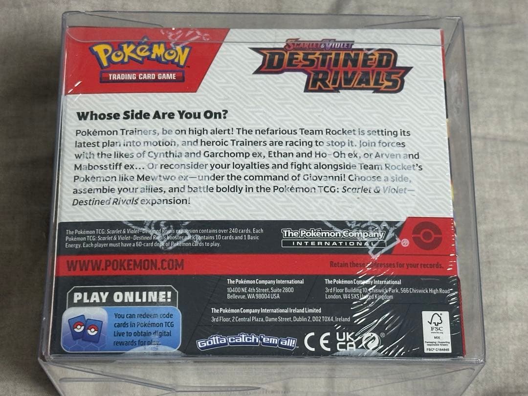 ポケモンカードゲーム Destined Rivals Booster Box