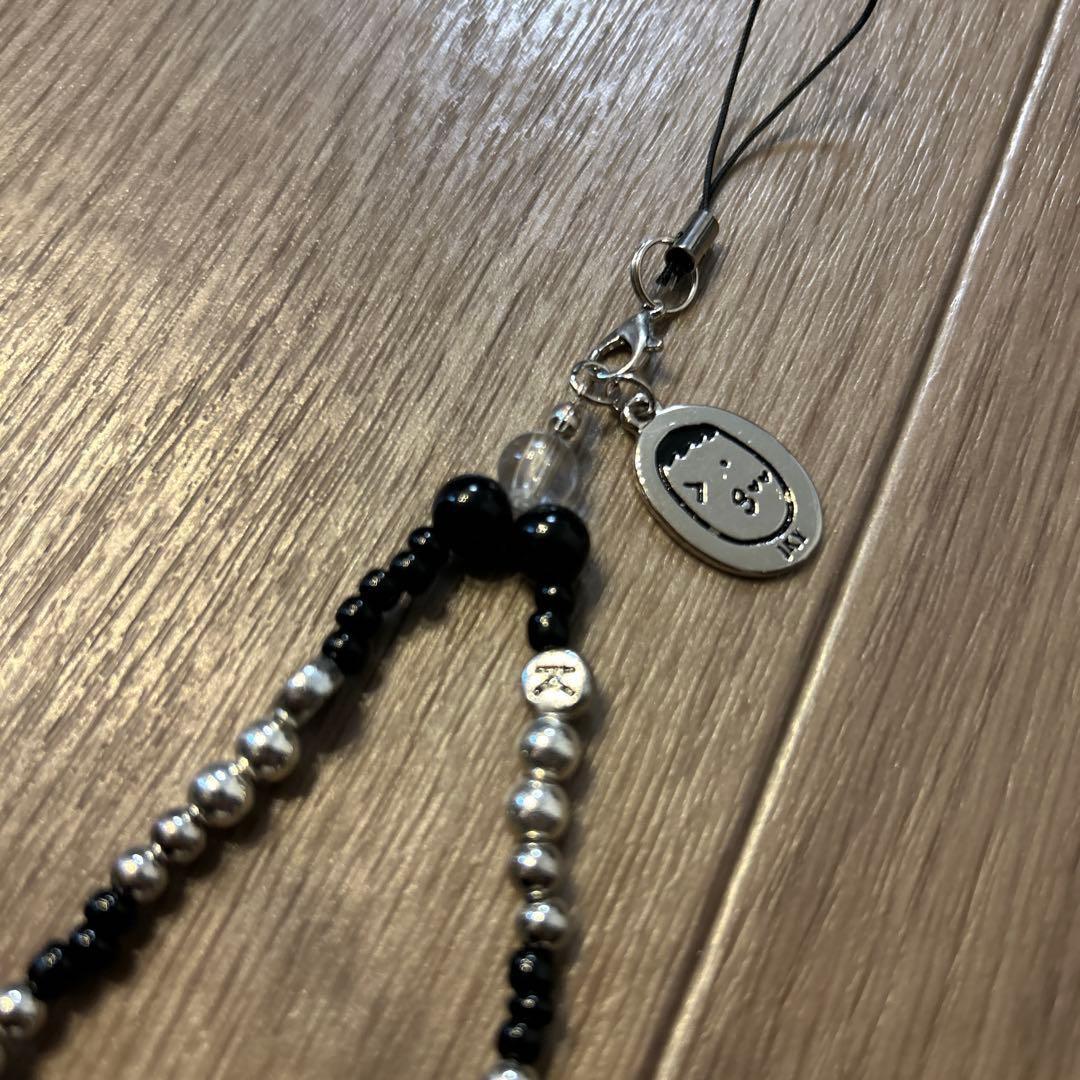 チャンギヨン　ファンミ　イニシャルビーズストラップ　チャン・ギヨン