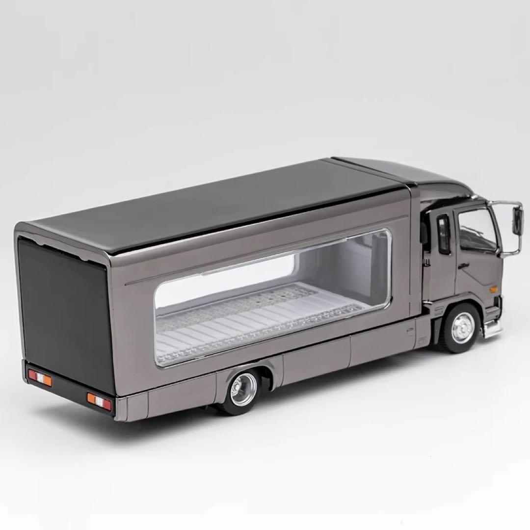 1/64 GCD 三菱　ふそう　ファイター　クロームブラック