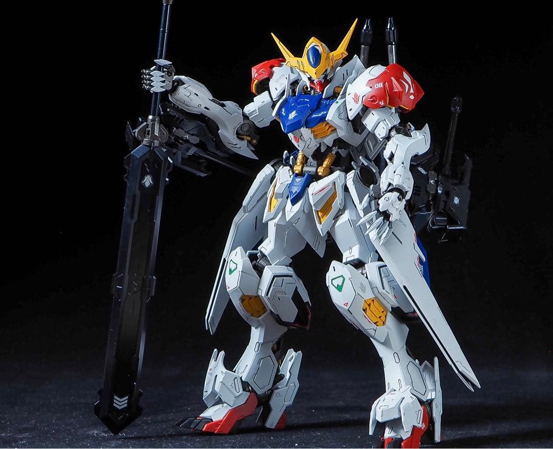 mg ガンダムバルバトスルプス　全塗装　完成品　パイロット塗装　ラスト