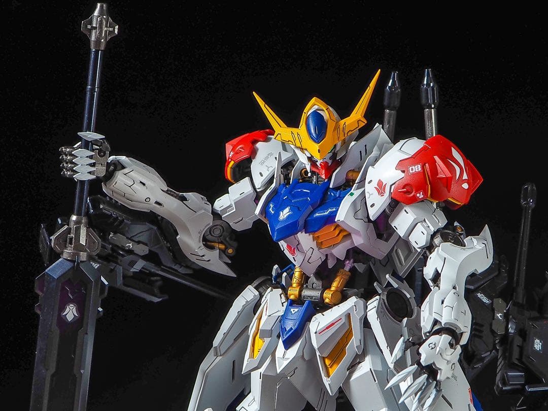 mg ガンダムバルバトスルプス　全塗装　完成品　パイロット塗装　ラスト