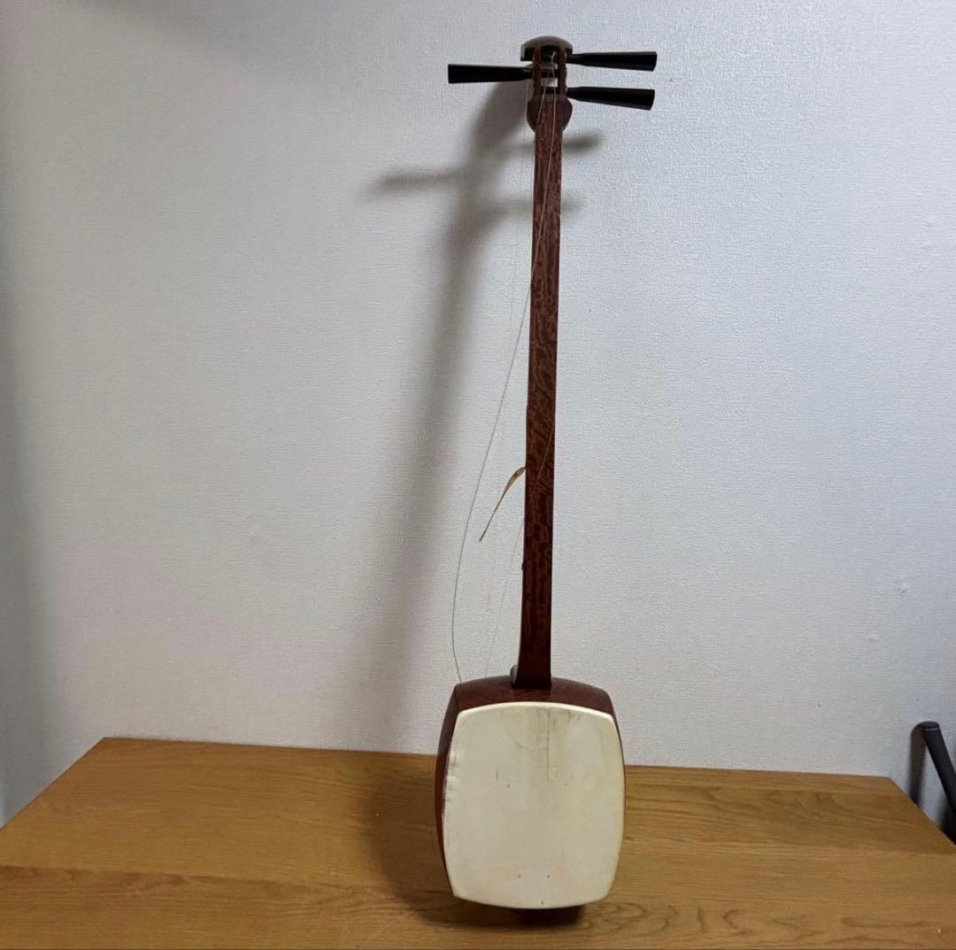 三味線 中棹　細棹　6本セット まとめ売り 破れあり 修理用 素材 部品取り