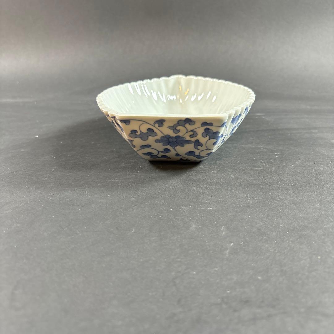 15 セール　船型　獅子　唐草　皿　飾り皿　古伊万里　染付