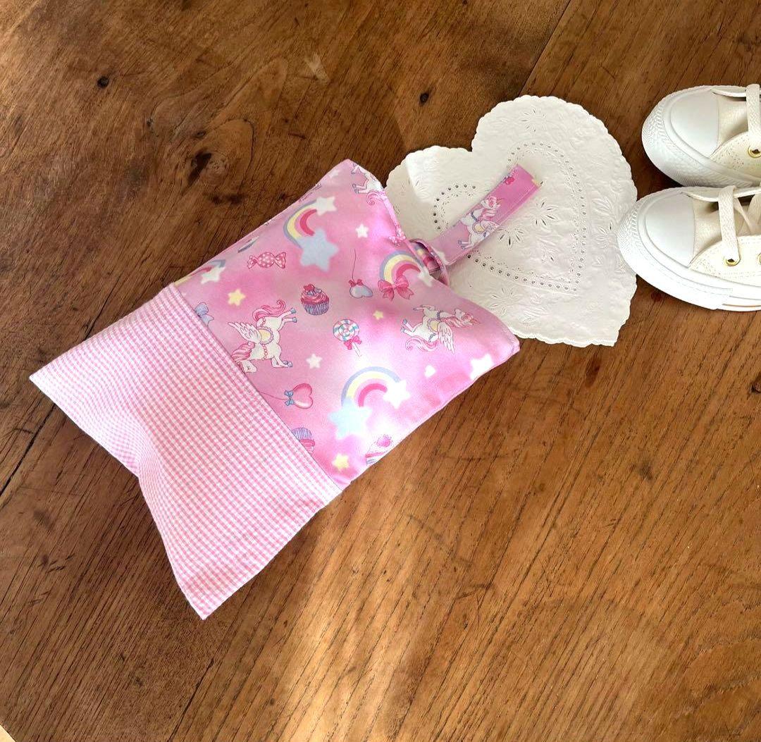 入園入学3点セット　ゆめかわユニコーン3点セットネームダグ無料♡女の子