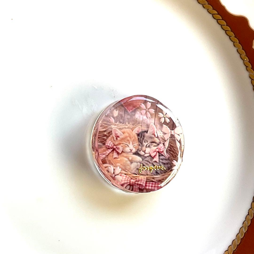 新作☆レジンヘアゴム　春生まれ