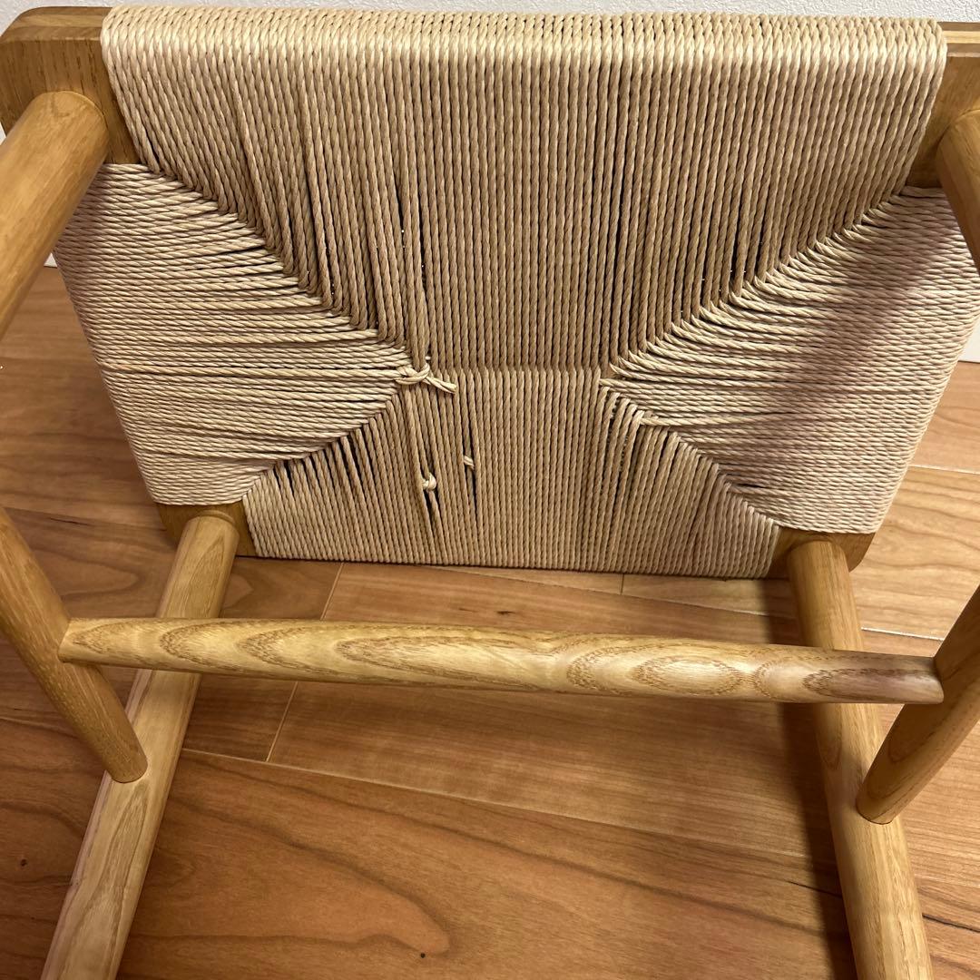 BASE 購入　ドモク堂　ペーパーコードスツール　栗材　オイル仕上げ　美品