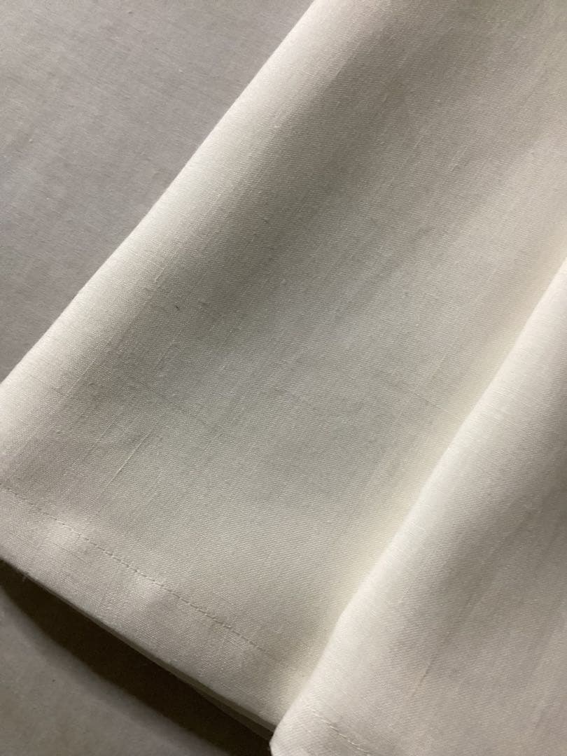 近江麻ラミー高級ワイシャツ生地シーツ220×155 2枚