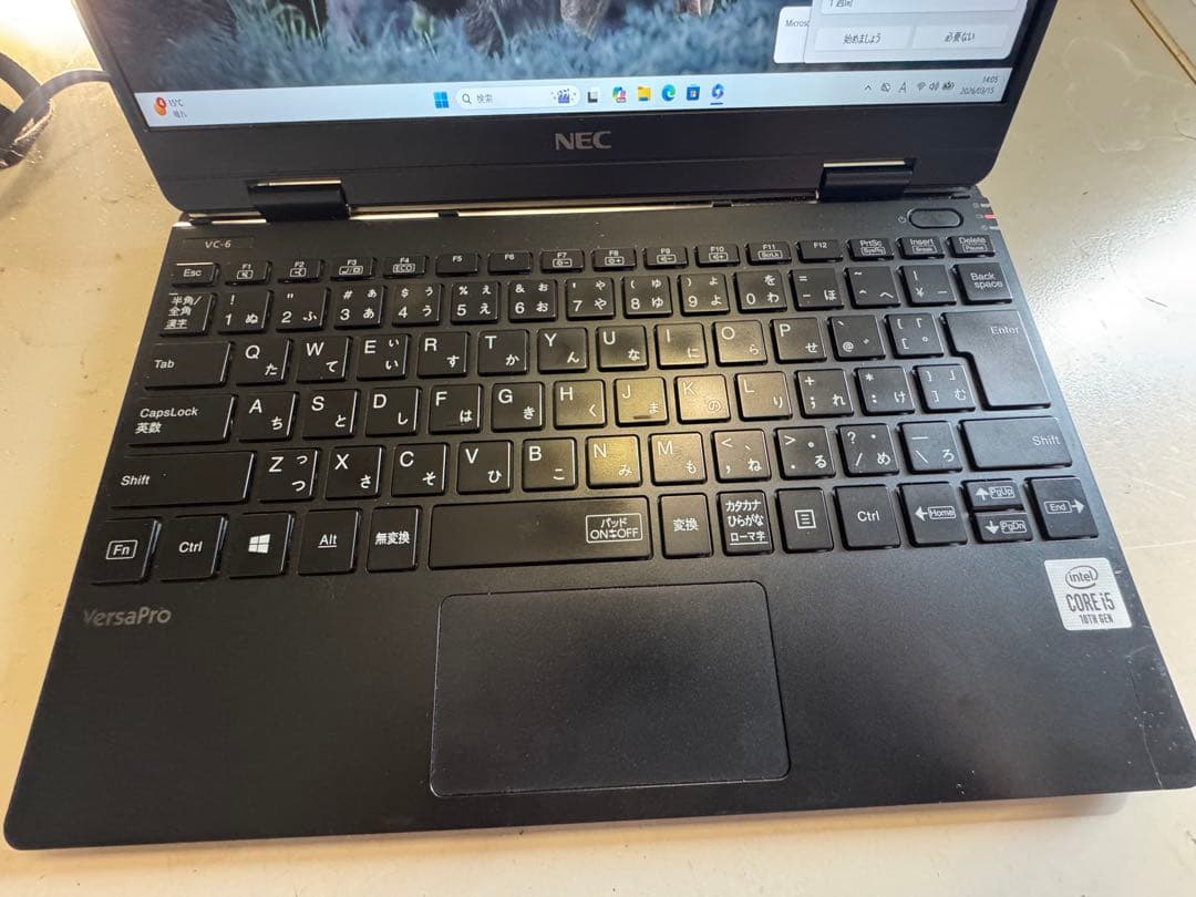 【訳あり品】NEC VersaPro 10世代I5 軽量ノート