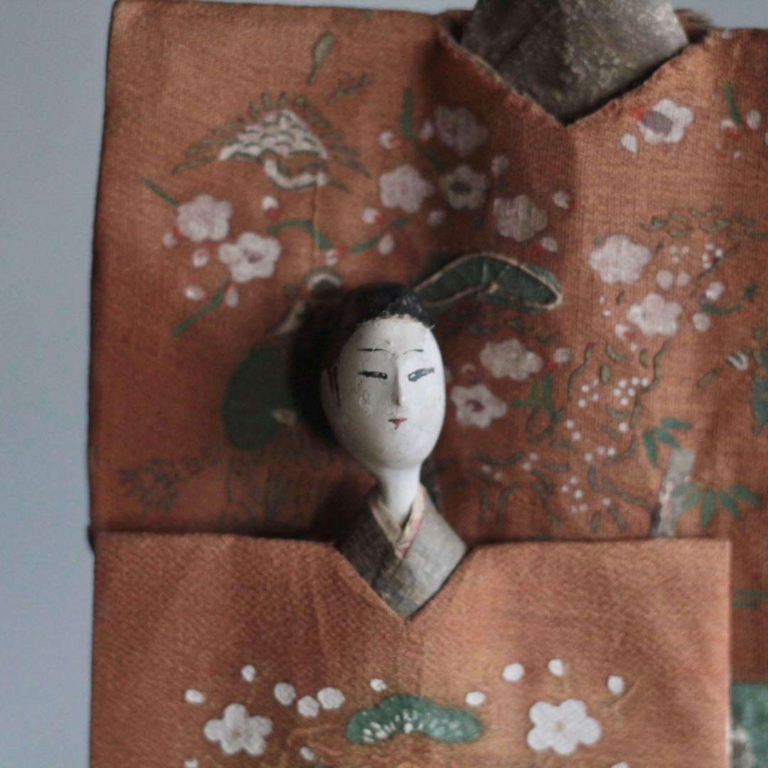 立雛 紙雛 雛人形 古道具 アンティーク オブジェ No.10