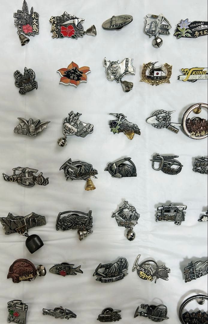 観光地ピンバッジ150個 昭和レトロ 登頂記念