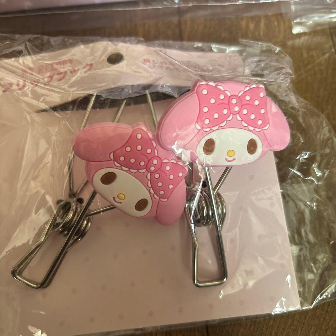 サンリオ マイメロディ 収納ケース クリップセット 新品