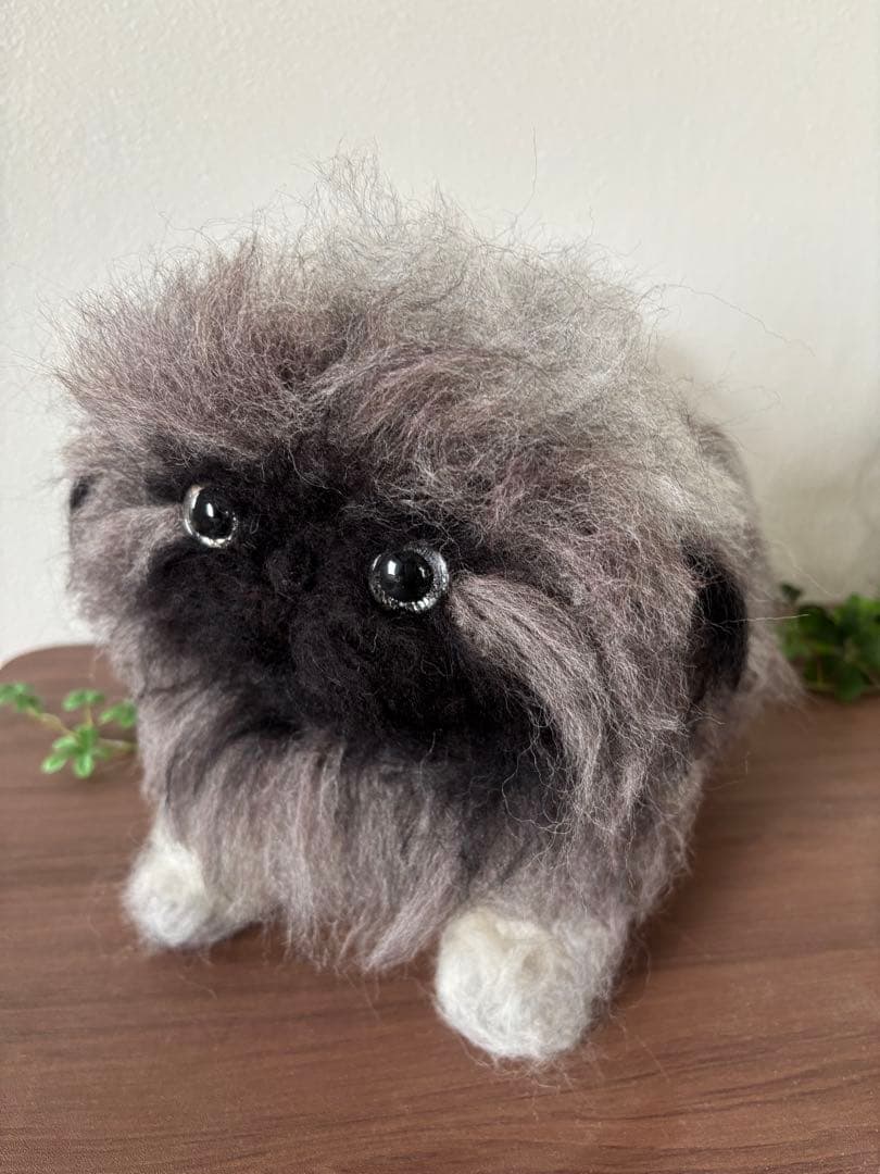 羊毛フェルト ペキニーズ