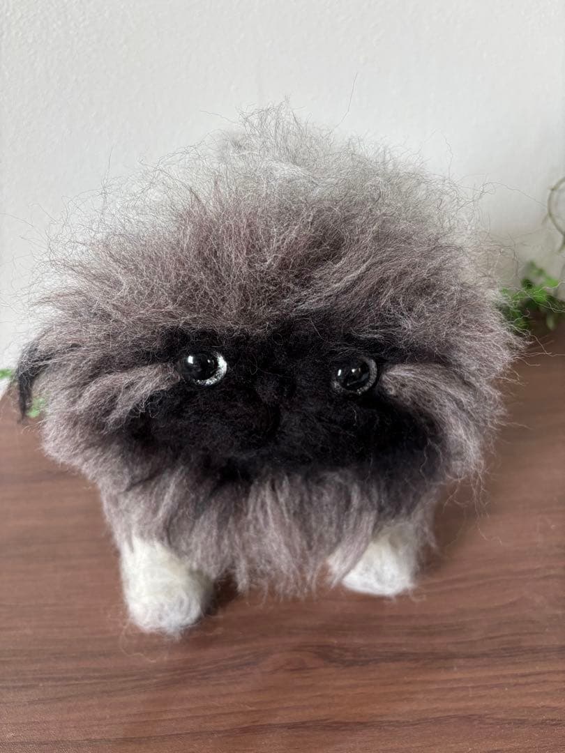 羊毛フェルト ペキニーズ