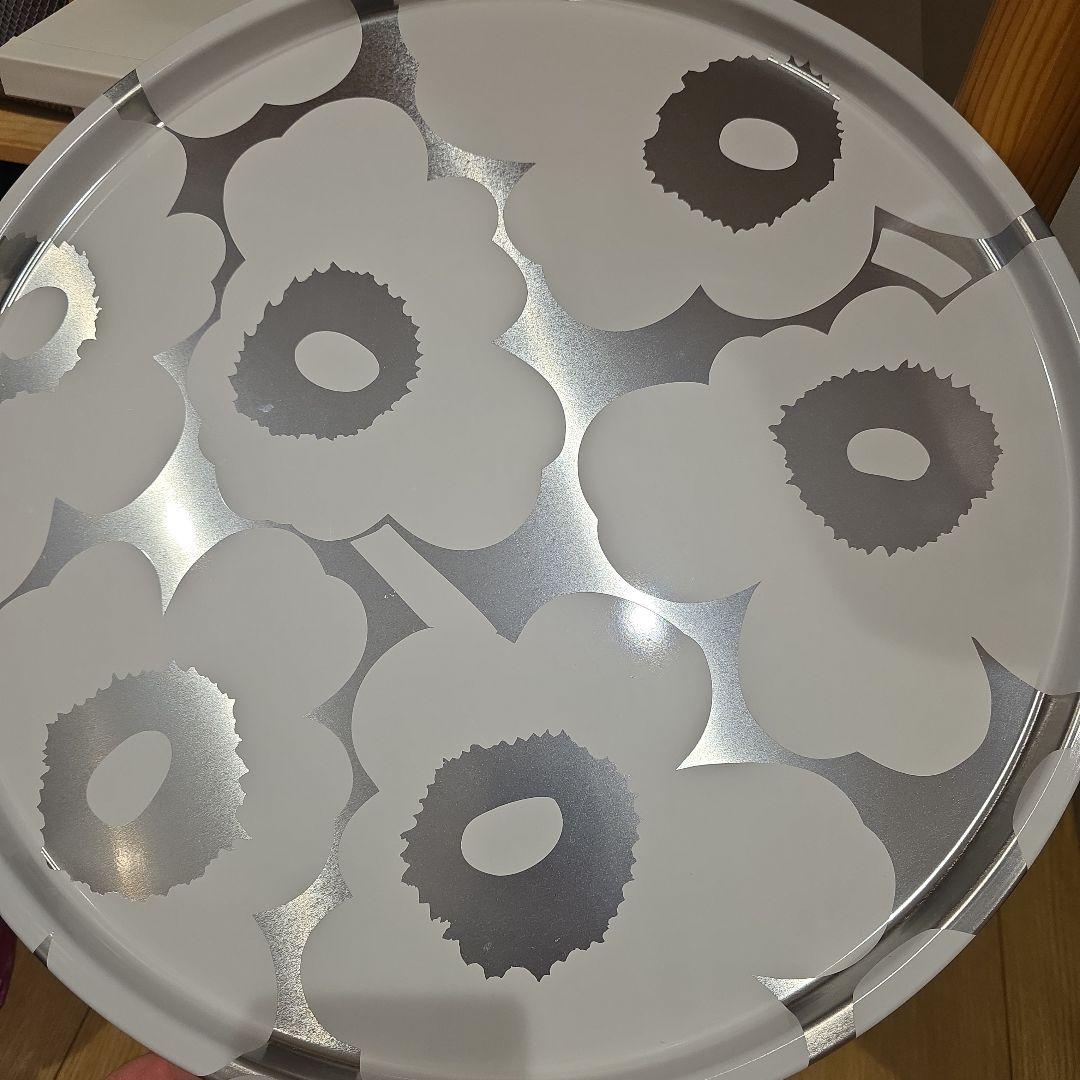 Unikko 大判メタルトレイ　マリメッコ