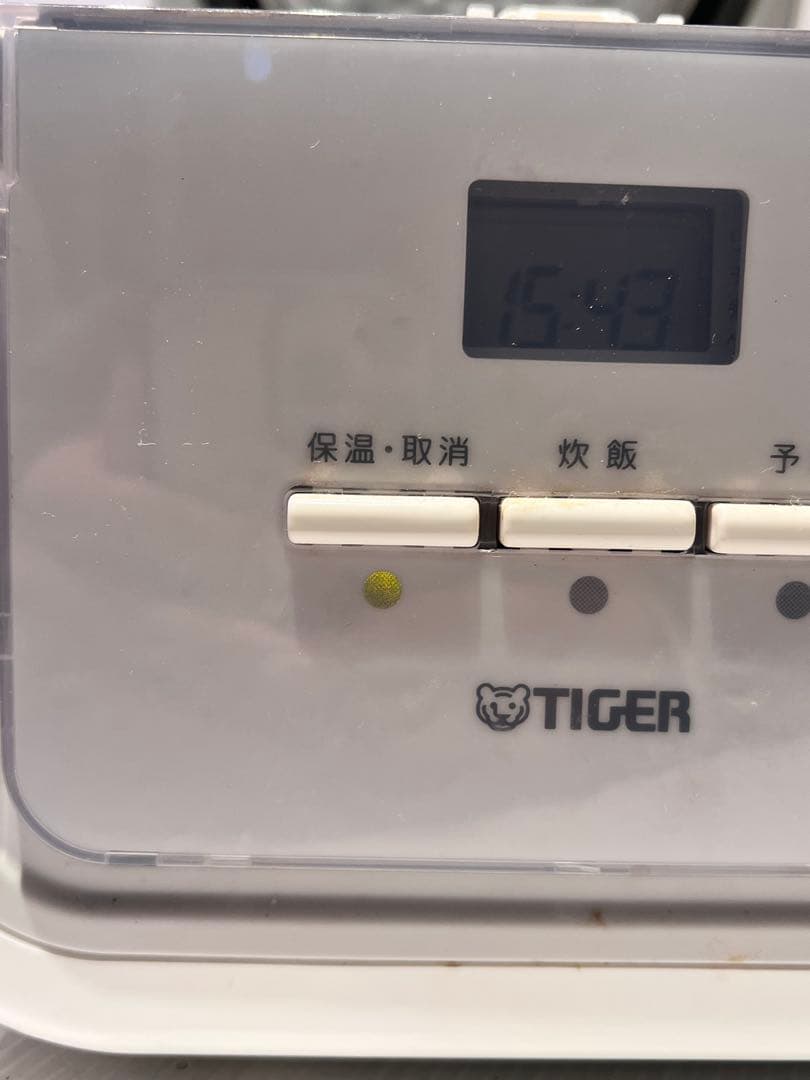 【Tiger/タイガー】生活家電　炊飯器　ホワイト　キッチン