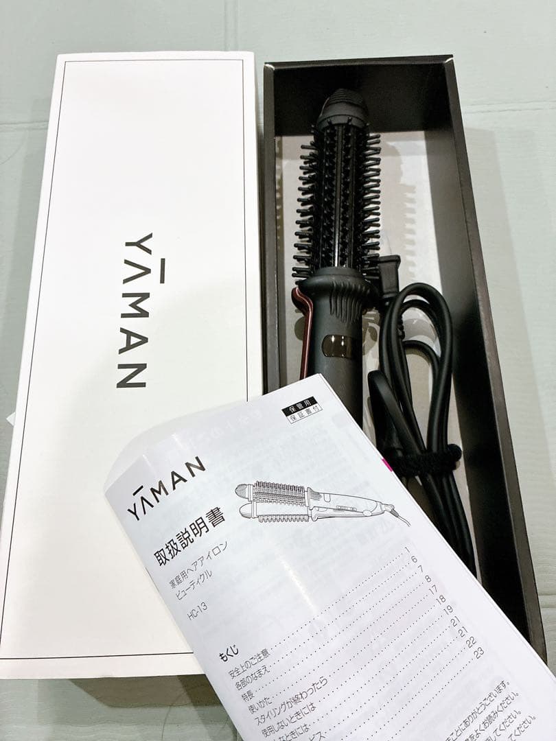 新品　YA-MAN ヘアアイロン　コテ ホットブローブラシ 4WAY 多機能