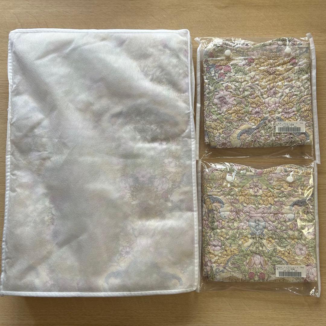 V&A ウィリアムモリス　いちご泥棒　敷きパッド　枕パッド