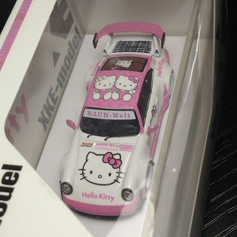 【数量限定品】XKE Model 1/64 ハローキティ ポルシェ RWB964