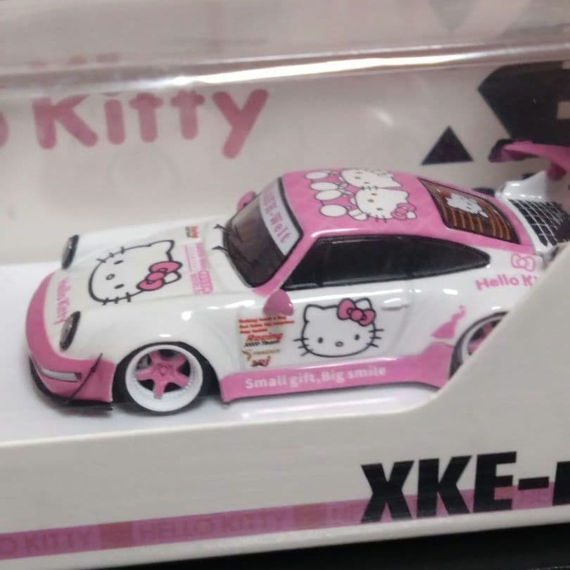 【数量限定品】XKE Model 1/64 ハローキティ ポルシェ RWB964
