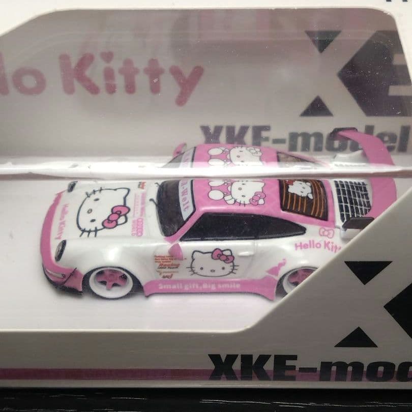 【数量限定品】XKE Model 1/64 ハローキティ ポルシェ RWB964