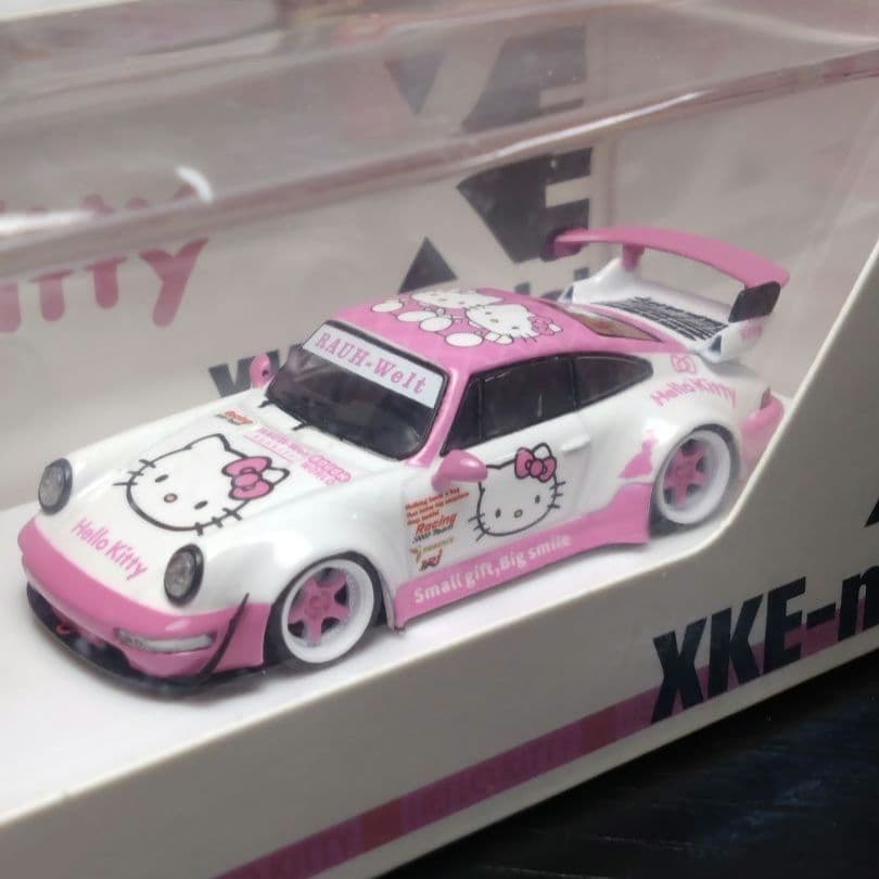 【数量限定品】XKE Model 1/64 ハローキティ ポルシェ RWB964
