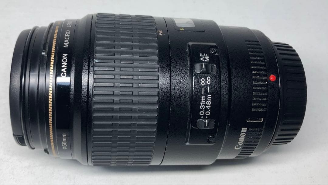 〈美品〉CANON キャノン レンズ EF100mm F2.8 マクロ USM
