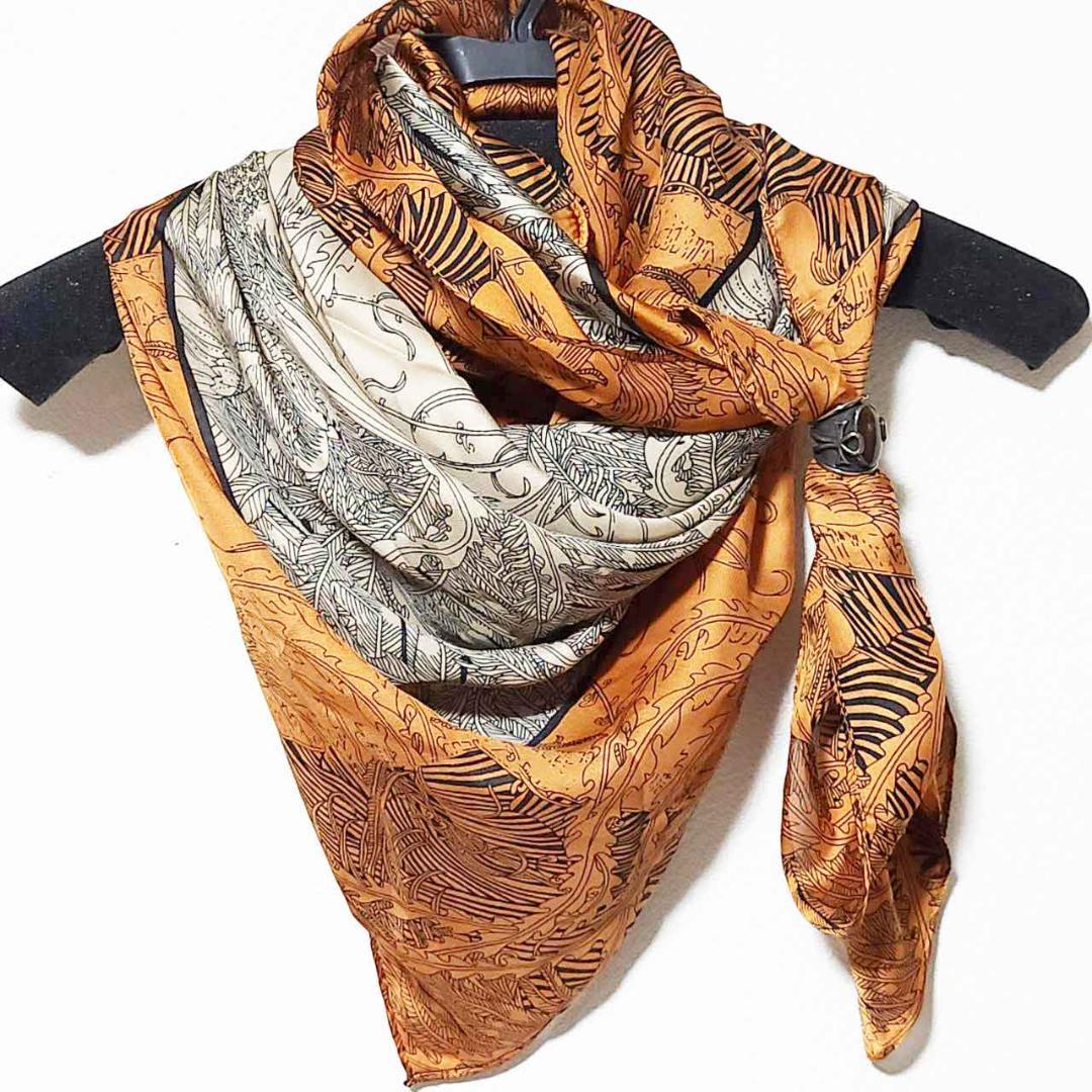 シルバーリング92.5 天然石 シヴァ槍デザイン スカーフ留め 手作り