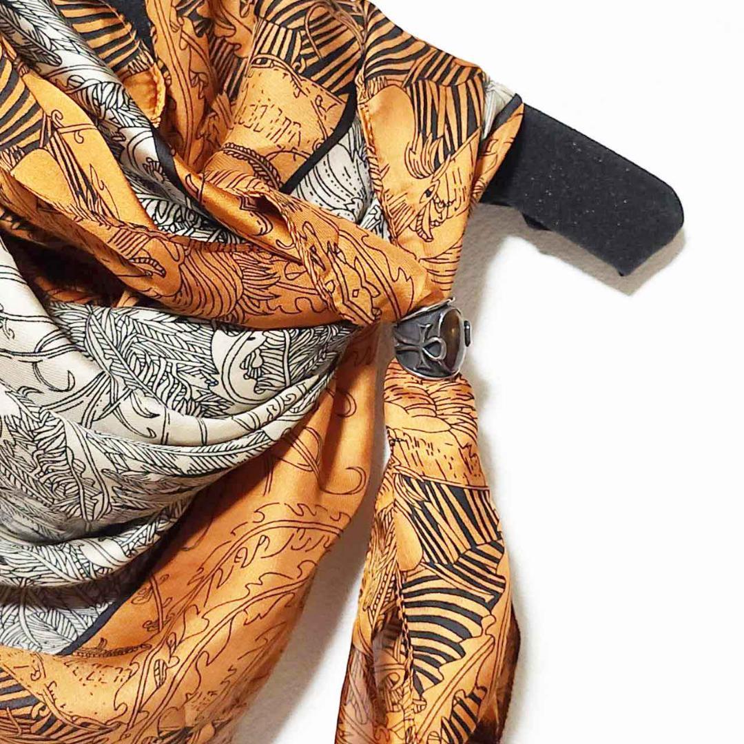 シルバーリング92.5 天然石 シヴァ槍デザイン スカーフ留め 手作り