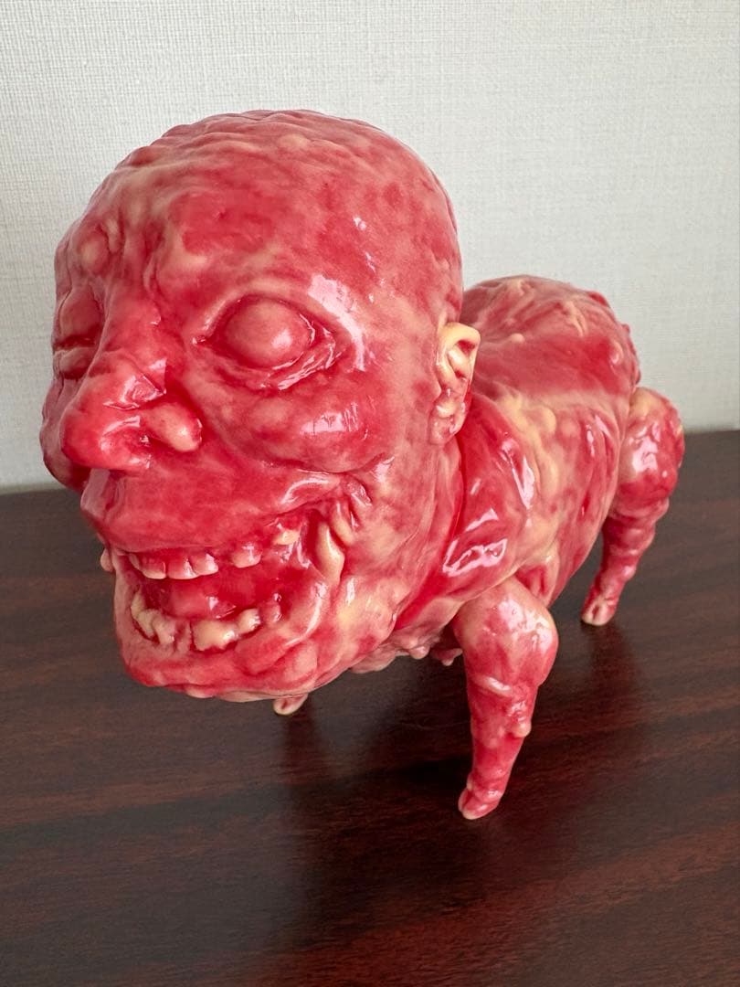 Kaijutan 人面豚 pigpigman 生肉 赤×乳白 マーブル成形