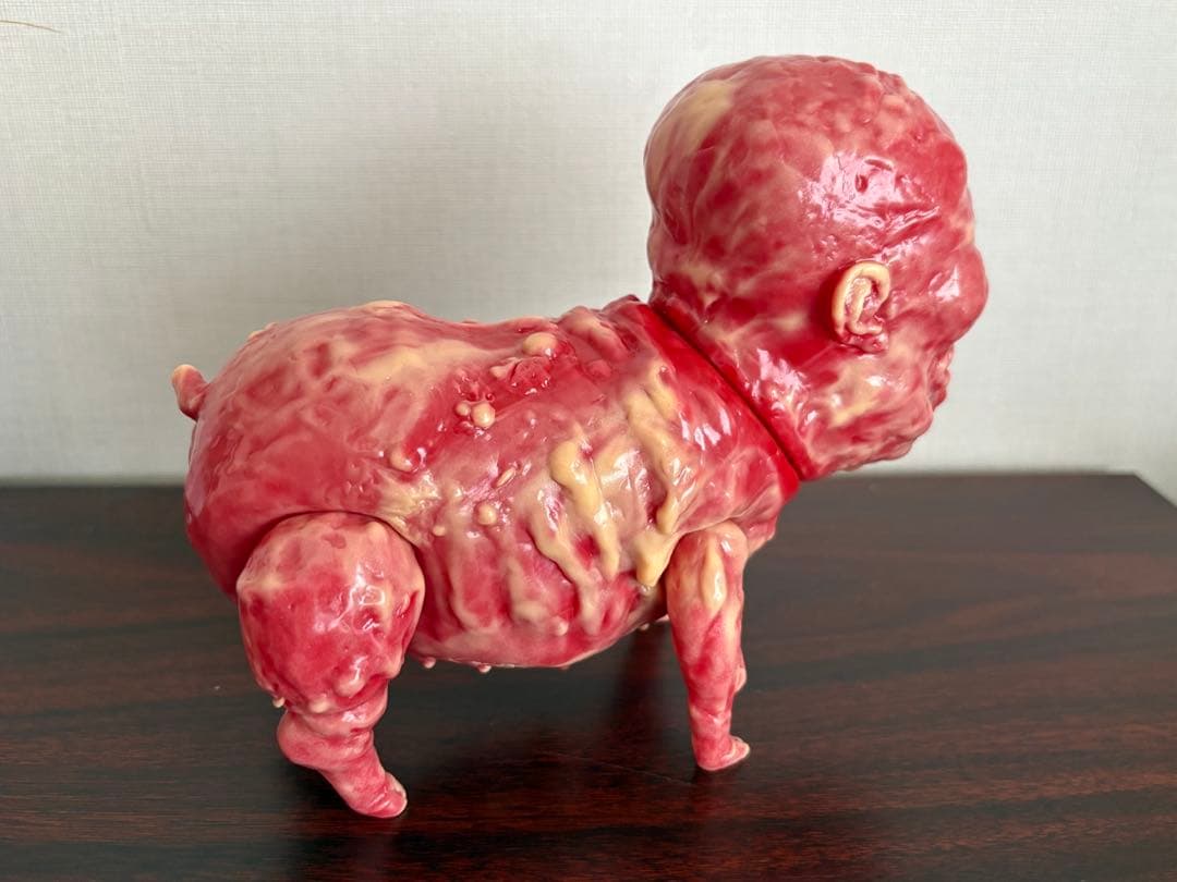 Kaijutan 人面豚 pigpigman 生肉 赤×乳白 マーブル成形