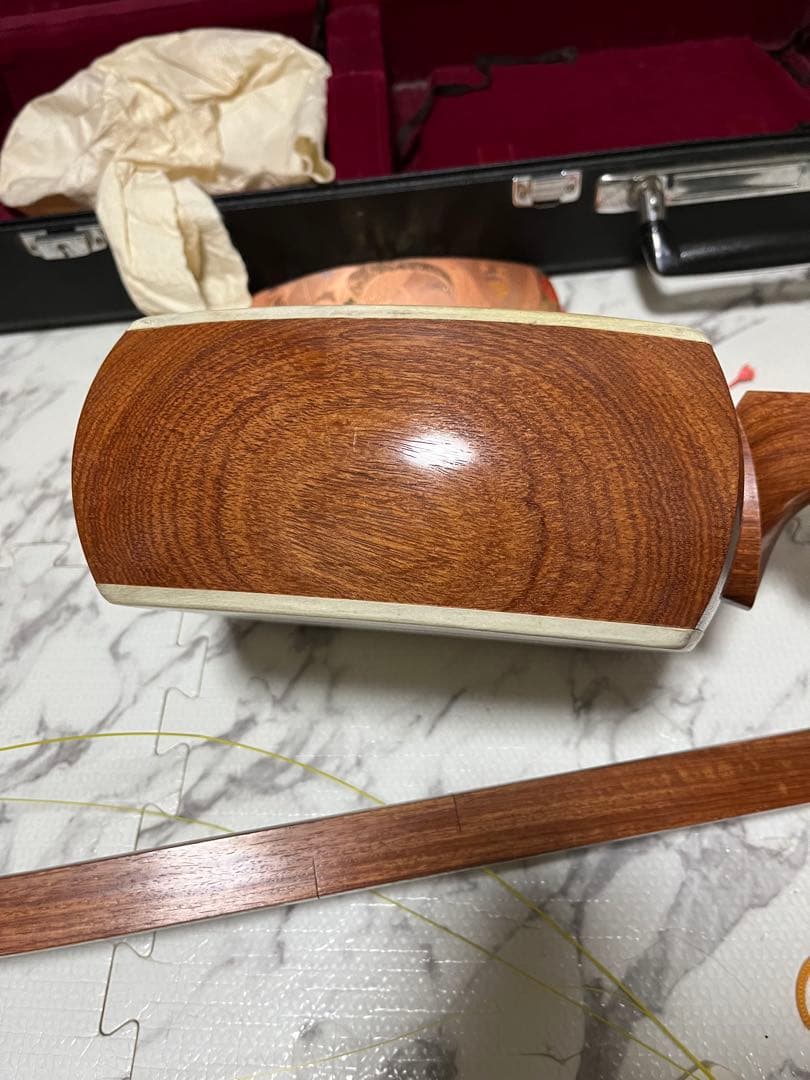 三味線本体 白象印 ケース付き