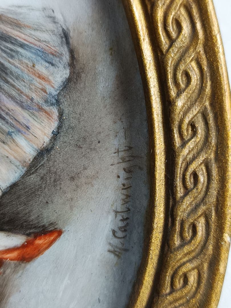 フリンジ付きのショールを身にまとったスペイン女性アンティーク