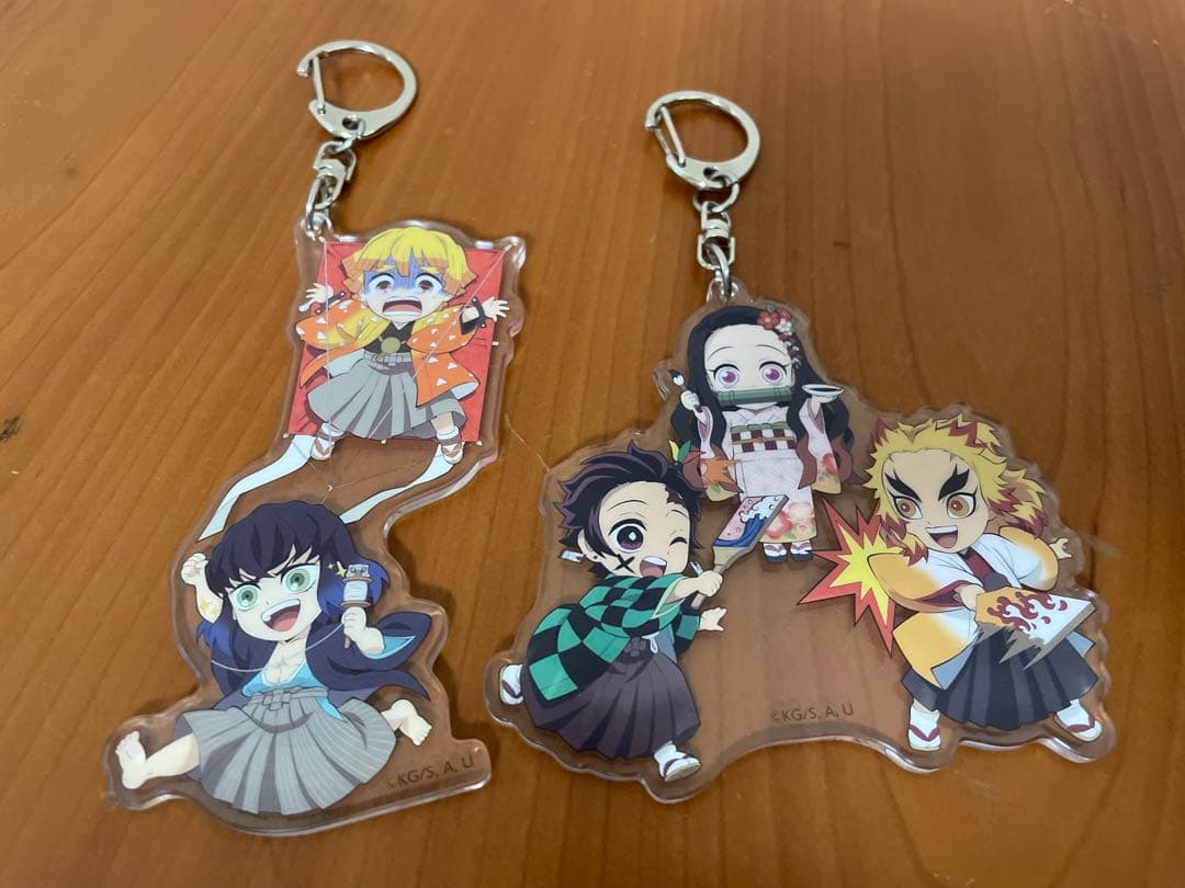 【日本郵便・鬼滅の刃】オリジナル年賀ハガキ・アクリルキーホルダー・ローソンはがき