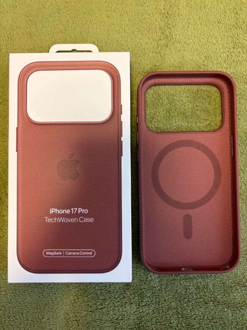 【アップル純正】iphone17proテックウーブンケース