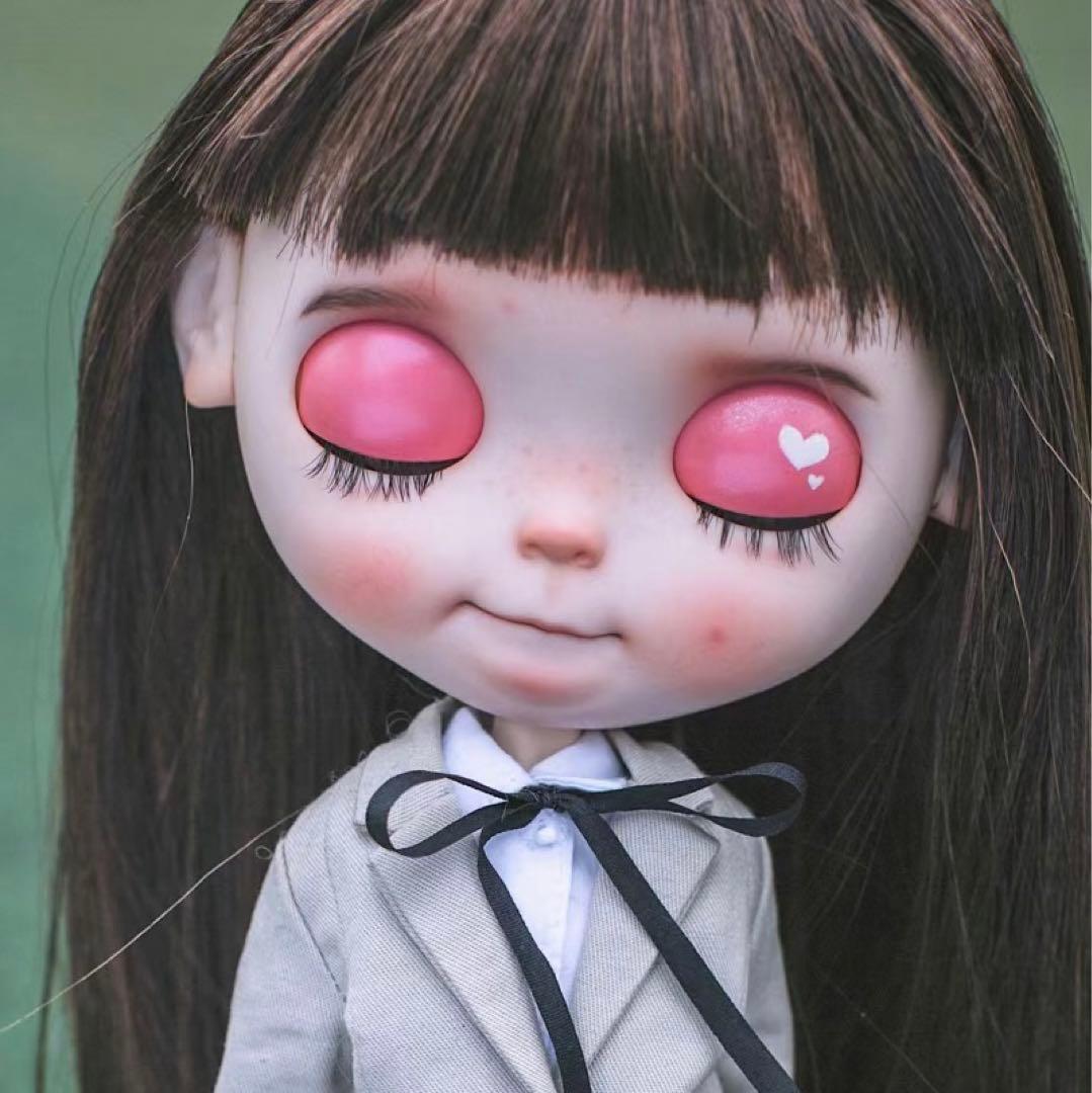 カスタムブライス 海外作家様 かわいい まんまる 甘く微笑む ニコニコちゃん