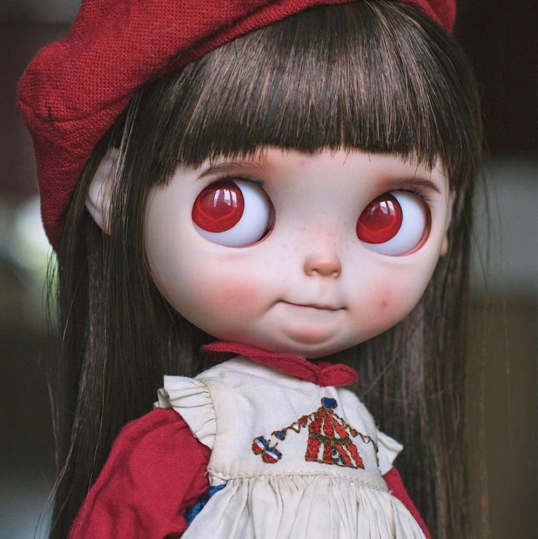 カスタムブライス 海外作家様 かわいい まんまる 甘く微笑む ニコニコちゃん