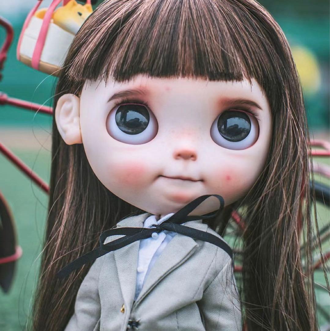 カスタムブライス 海外作家様 かわいい まんまる 甘く微笑む ニコニコちゃん