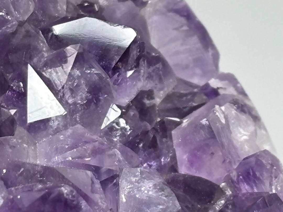 《ブラジル産×アメジストクラスター＊カービング×原石ハート》