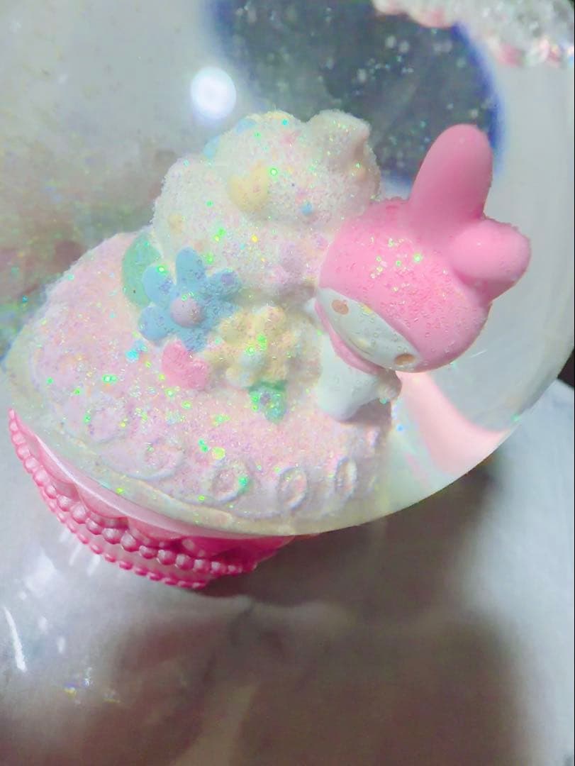 My Melody マイメロディ スノードーム カップケーキ 置物 希少 激レア