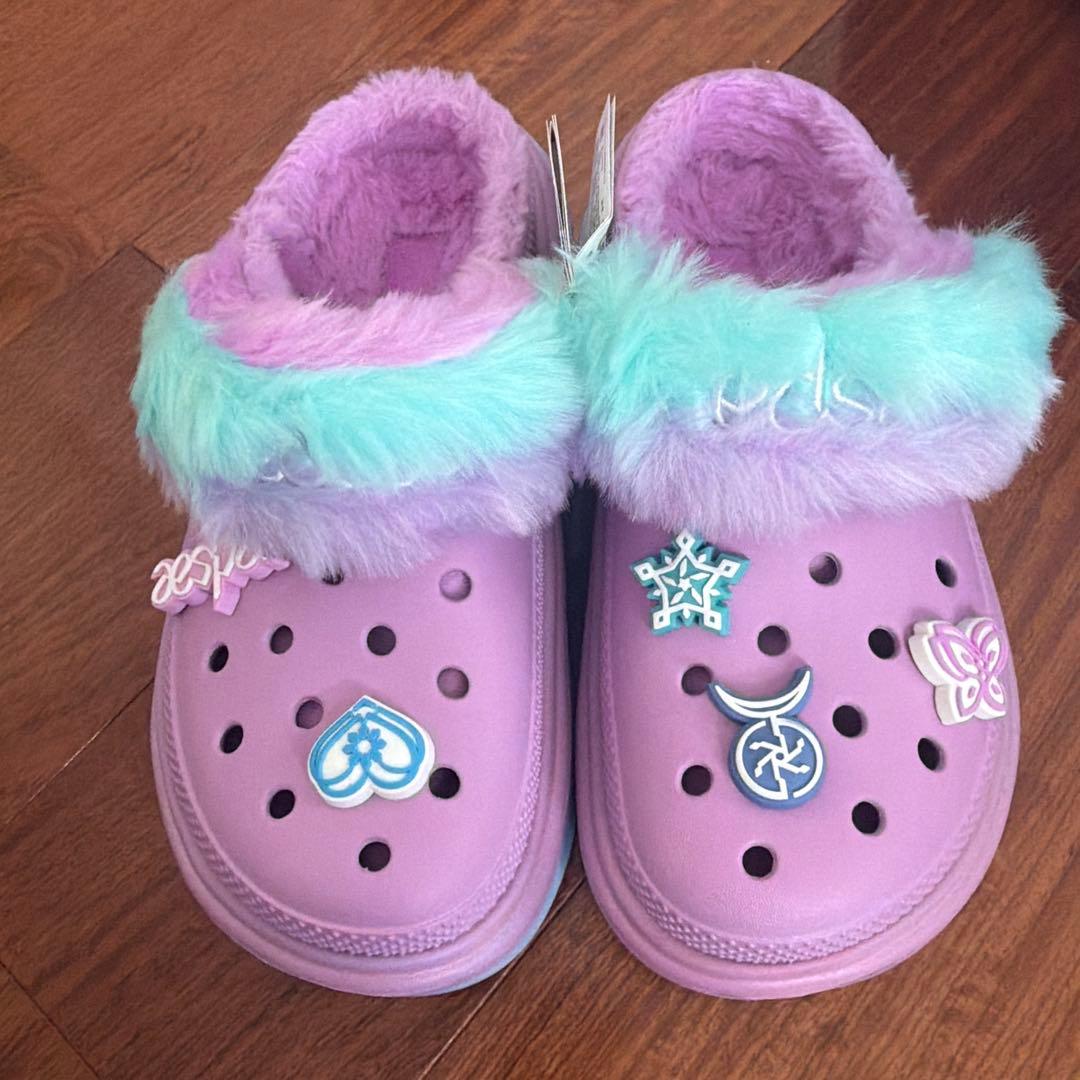aespa crocs クロックス　24cm ウィンター　トレカ付き